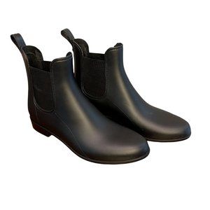 Sam Edelman Womens Tinsley Space Black Matte Rain boots Size 10M 40EUR Rubber